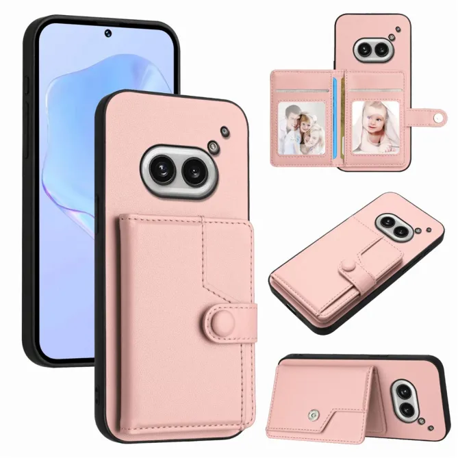 Coque Nothing Phone (2a) Simili Cuir Béquille Protection 2