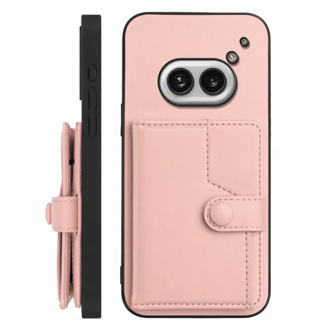 Coque Nothing Phone (2a) Simili Cuir Béquille Protection 2