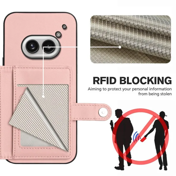 Coque Nothing Phone (2a) Simili Cuir Béquille Protection 2