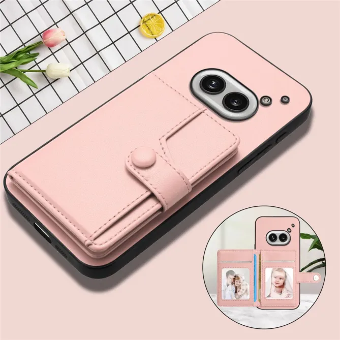 Coque Nothing Phone (2a) Simili Cuir Béquille Protection 2
