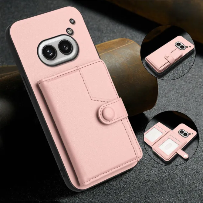 Coque Nothing Phone (2a) Simili Cuir Béquille Protection 2