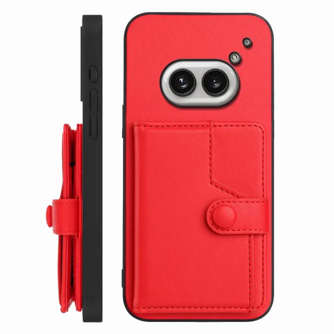 Coque Nothing Phone (2a) Simili Cuir Béquille Protection 2