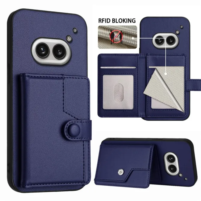 Coque Nothing Phone (2a) Simili Cuir Béquille Protection 2