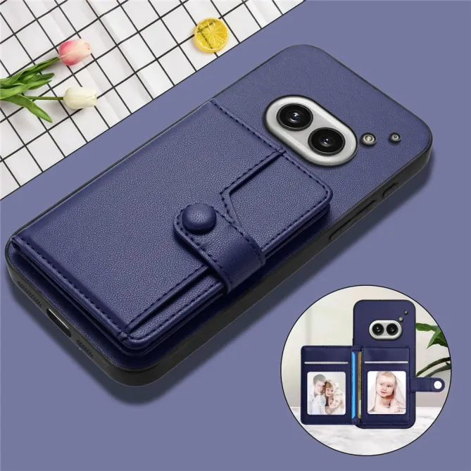 Coque Nothing Phone (2a) Simili Cuir Béquille Protection 2