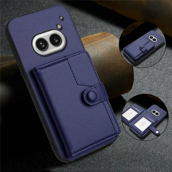 Coque Nothing Phone (2a) Simili Cuir Béquille Protection 2