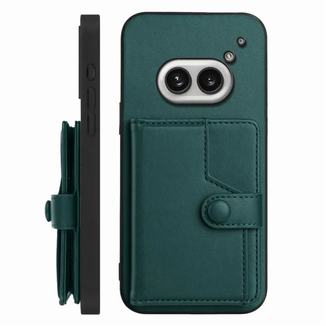 Coque Nothing Phone (2a) Simili Cuir Béquille Protection 2