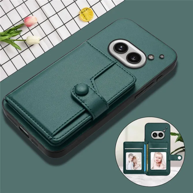 Coque Nothing Phone (2a) Simili Cuir Béquille Protection 2