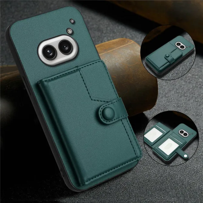 Coque Nothing Phone (2a) Simili Cuir Béquille Protection 2