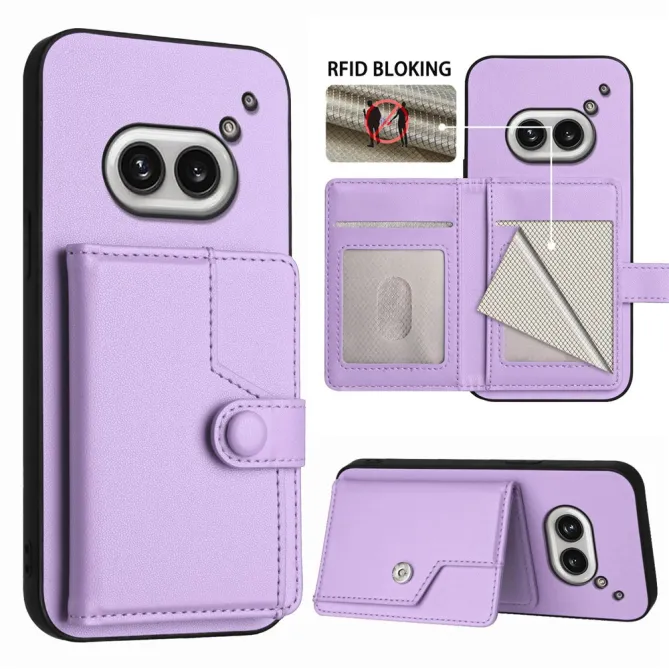 Coque Nothing Phone (2a) Simili Cuir Béquille Protection 2