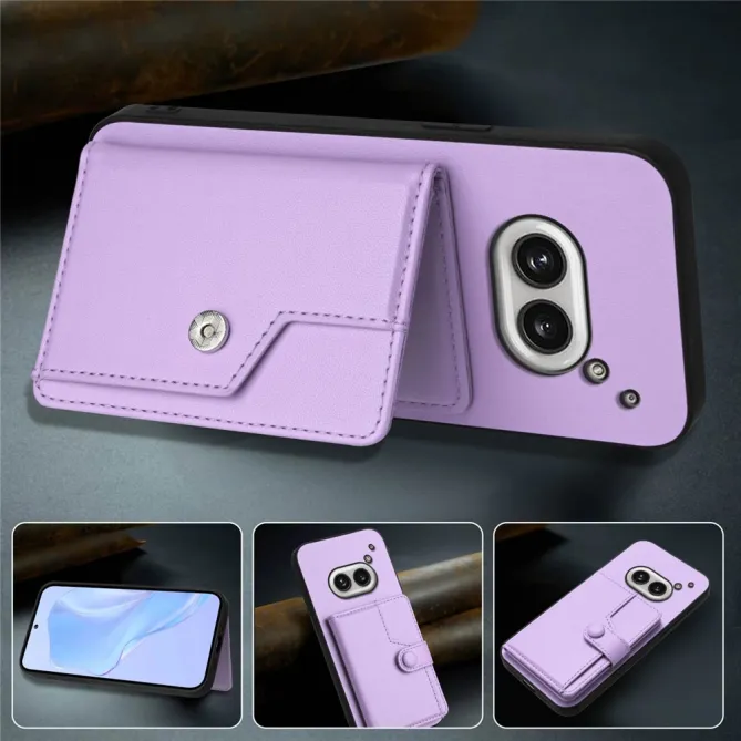 Coque Nothing Phone (2a) Simili Cuir Béquille Protection 2
