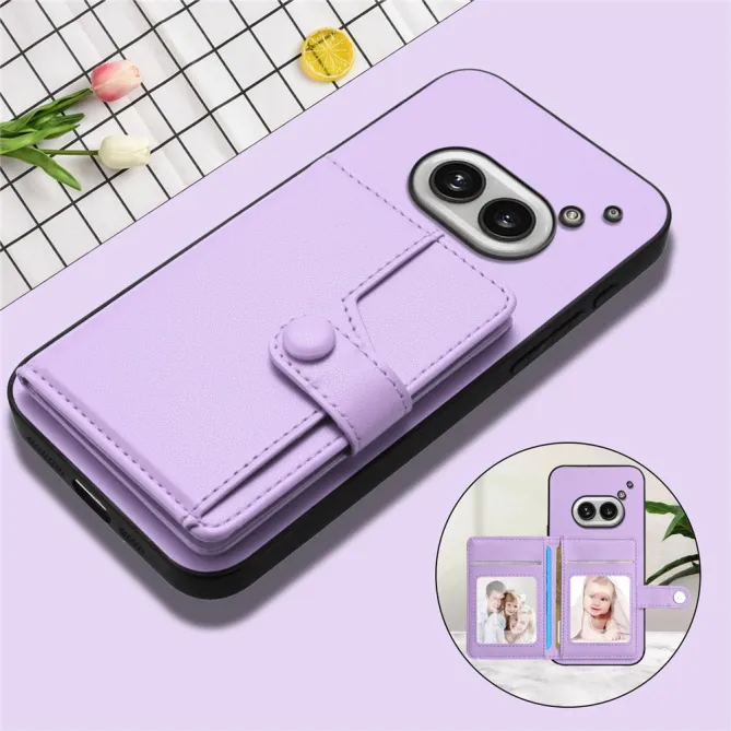 Coque Nothing Phone (2a) Simili Cuir Béquille Protection 2