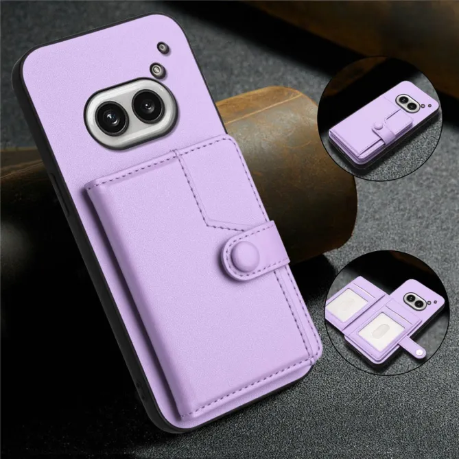 Coque Nothing Phone (2a) Simili Cuir Béquille Protection 2