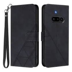 Housse Nothing Phone (3a) Simili Cuir Sangle Porte-Cartes 11