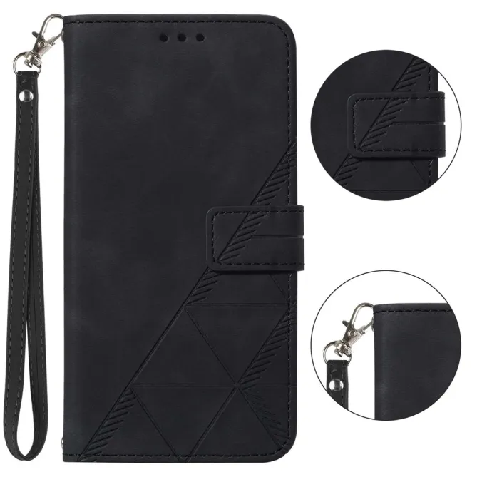 Housse Nothing Phone (3a) Simili Cuir Sangle Porte-Cartes 11