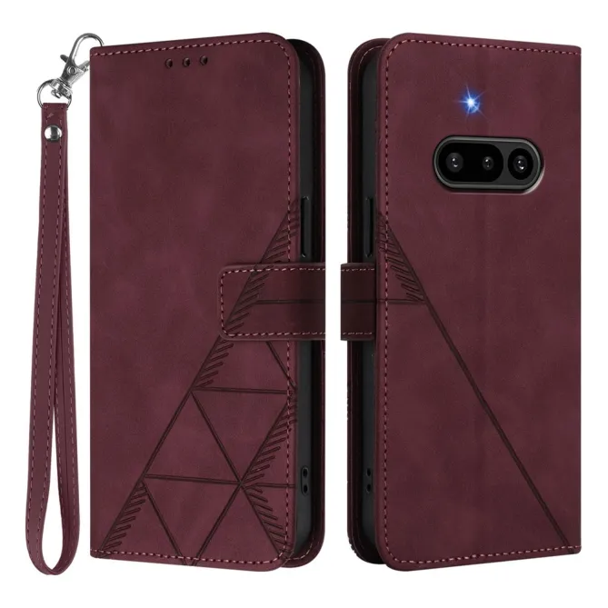 Housse Nothing Phone (3a) Simili Cuir Sangle Porte-Cartes 11