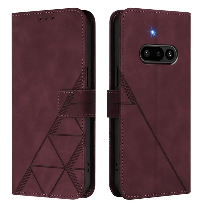 Housse Nothing Phone (3a) Simili Cuir Sangle Porte-Cartes 11