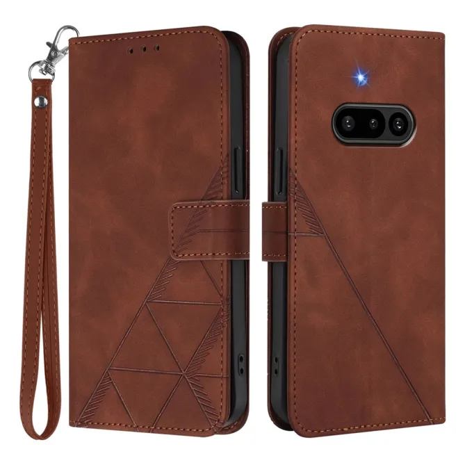 Housse Nothing Phone (3a) Simili Cuir Sangle Porte-Cartes 11