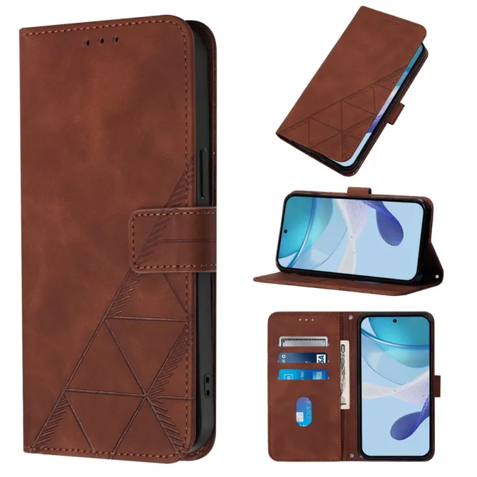 Housse Nothing Phone (3a) Simili Cuir Sangle Porte-Cartes 11