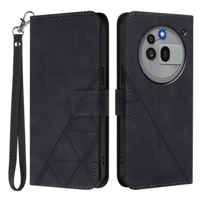 Housse Nothing Phone (3a) Pro Simili Cuir Sangle Porte-Cartes 8