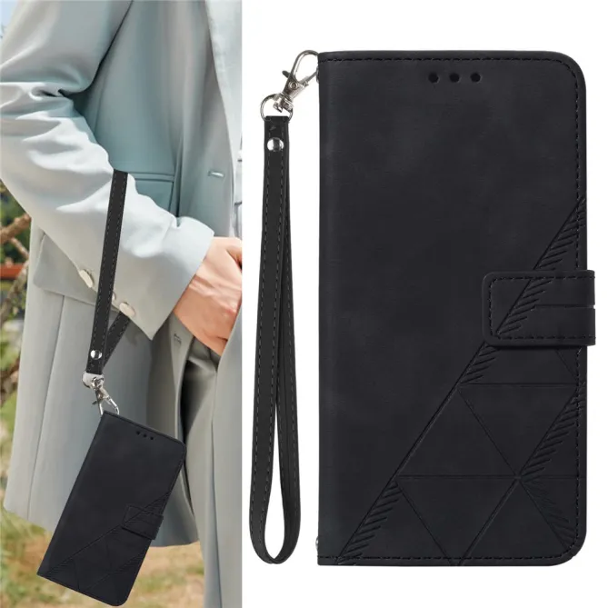 Housse Nothing Phone (3a) Pro Simili Cuir Sangle Porte-Cartes 8