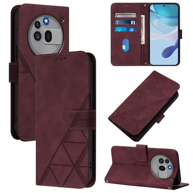 Housse Nothing Phone (3a) Pro Simili Cuir Sangle Porte-Cartes 8