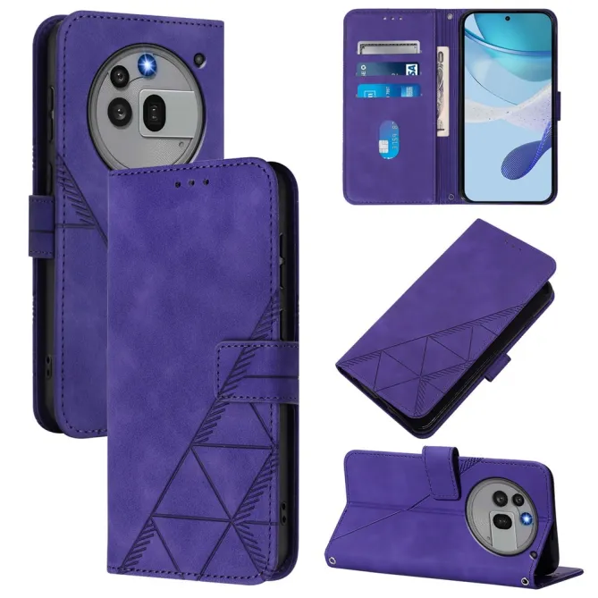 Housse Nothing Phone (3a) Pro Simili Cuir Sangle Porte-Cartes 8