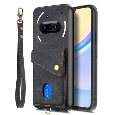 Housse Nothing Phone (3a) Simili Cuir Béquille Porte-Cartes 2
