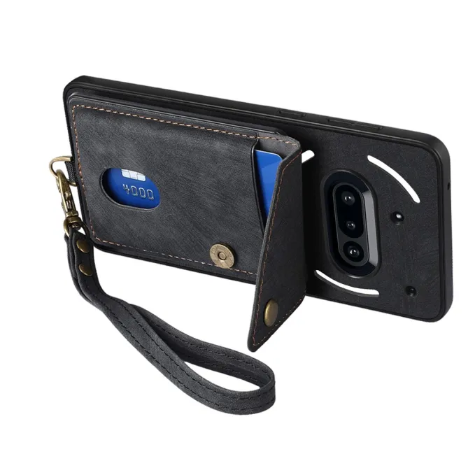 Housse Nothing Phone (3a) Simili Cuir Béquille Porte-Cartes 2
