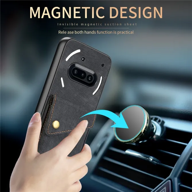 Housse Nothing Phone (3a) Simili Cuir Béquille Porte-Cartes 2