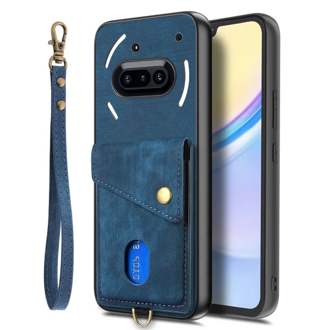 Housse Nothing Phone (3a) Simili Cuir Béquille Porte-Cartes 2