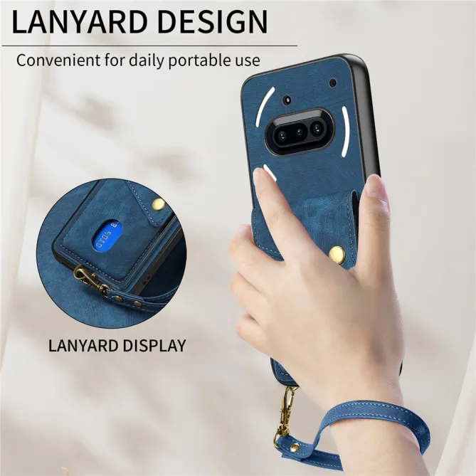 Housse Nothing Phone (3a) Simili Cuir Béquille Porte-Cartes 2