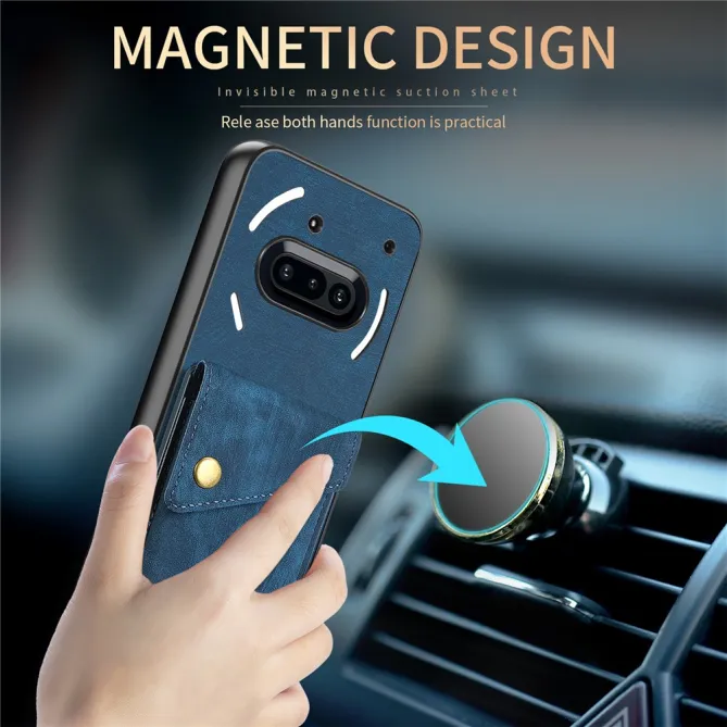 Housse Nothing Phone (3a) Simili Cuir Béquille Porte-Cartes 2