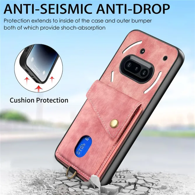 Housse Nothing Phone (3a) Simili Cuir Béquille Porte-Cartes 2