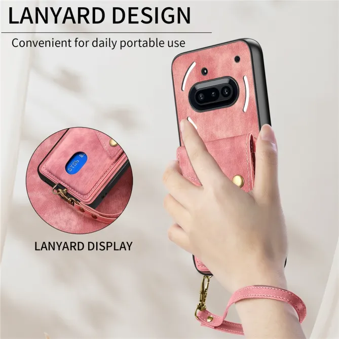 Housse Nothing Phone (3a) Simili Cuir Béquille Porte-Cartes 2