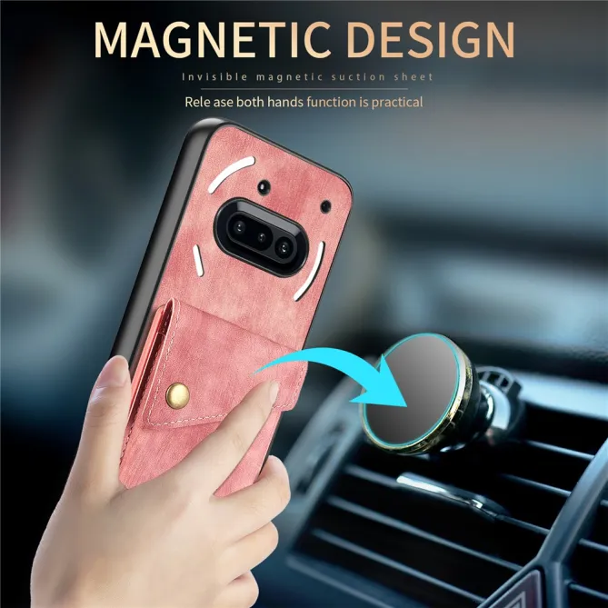 Housse Nothing Phone (3a) Simili Cuir Béquille Porte-Cartes 2