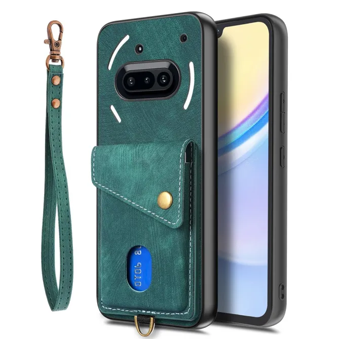 Housse Nothing Phone (3a) Simili Cuir Béquille Porte-Cartes 2