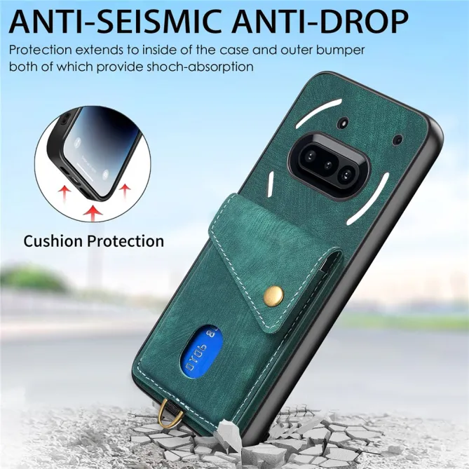 Housse Nothing Phone (3a) Simili Cuir Béquille Porte-Cartes 2