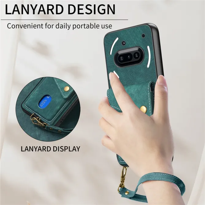 Housse Nothing Phone (3a) Simili Cuir Béquille Porte-Cartes 2