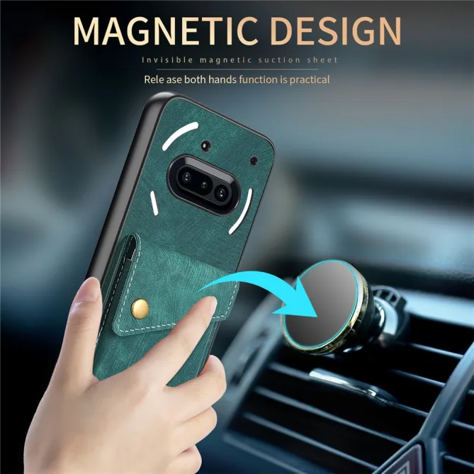 Housse Nothing Phone (3a) Simili Cuir Béquille Porte-Cartes 2