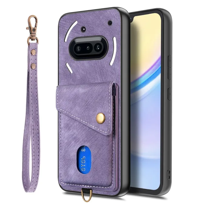 Housse Nothing Phone (3a) Simili Cuir Béquille Porte-Cartes 2