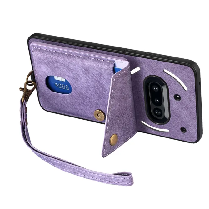 Housse Nothing Phone (3a) Simili Cuir Béquille Porte-Cartes 2