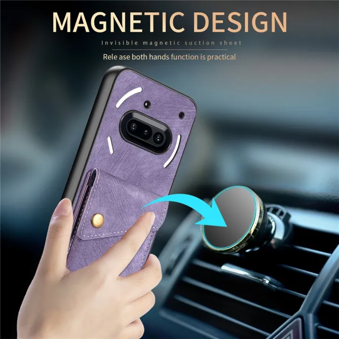 Housse Nothing Phone (3a) Simili Cuir Béquille Porte-Cartes 2