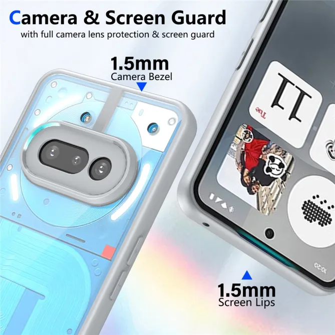 Coque Nothing Phone (3a) TPU Transparent Antichoc Protection 9