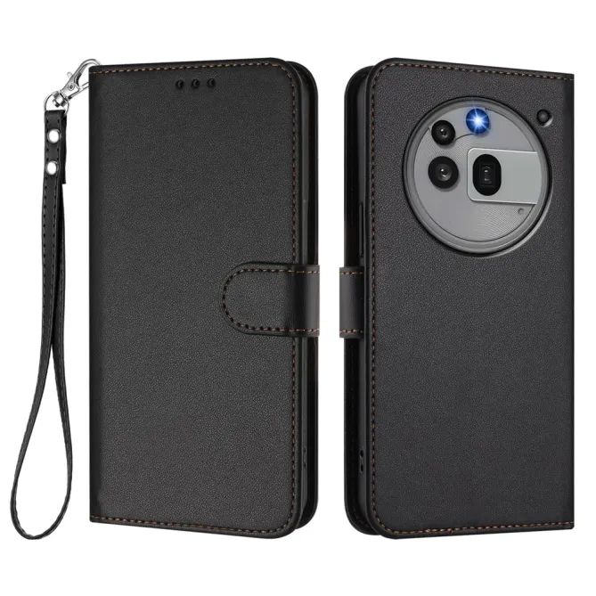 Housse Nothing Phone (3a) Pro Simili Cuir Sangle Porte-Cartes 9