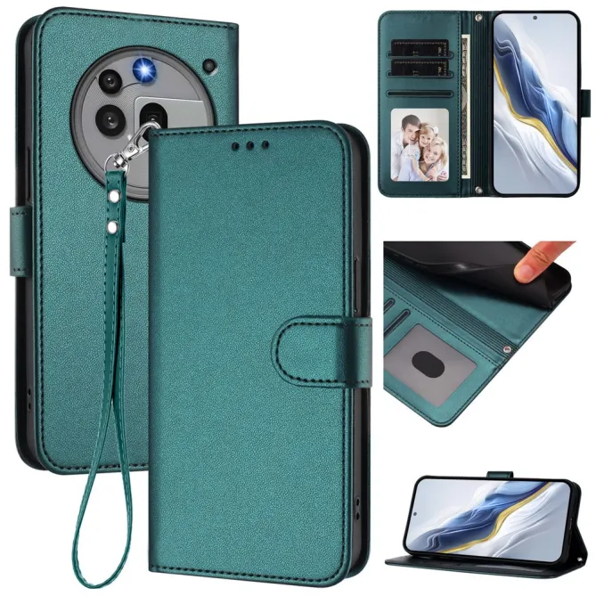 Housse Nothing Phone (3a) Pro Simili Cuir Sangle Porte-Cartes 9