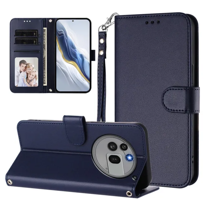 Housse Nothing Phone (3a) Pro Simili Cuir Sangle Porte-Cartes 9