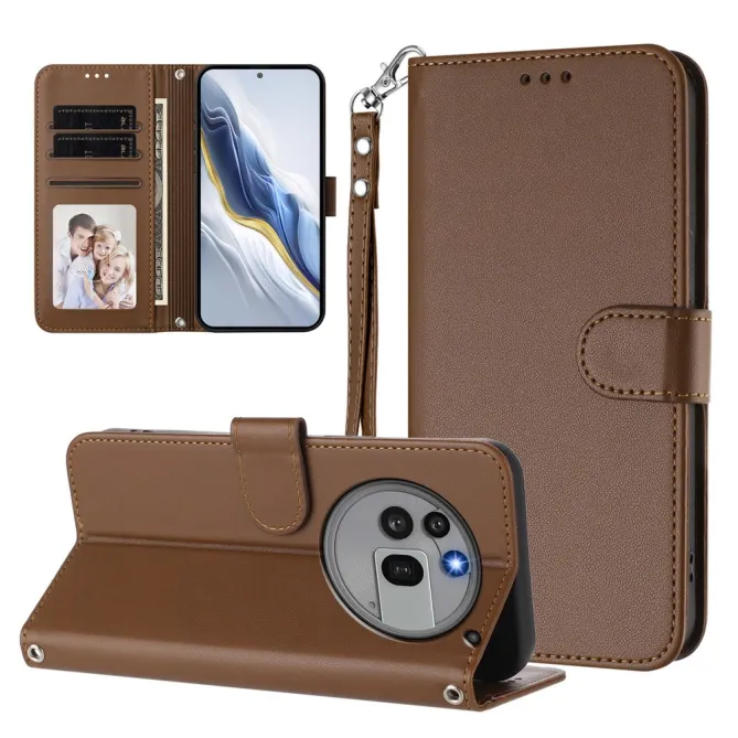 Housse Nothing Phone (3a) Pro Simili Cuir Sangle Porte-Cartes 9