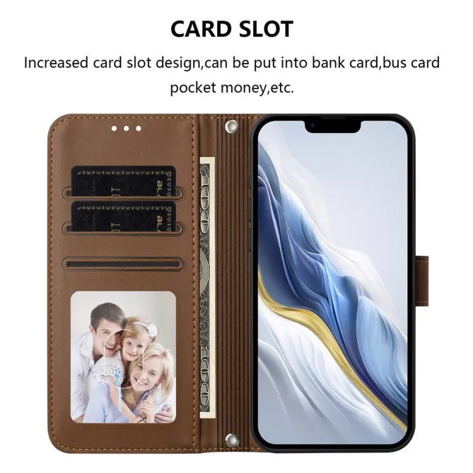 Housse Nothing Phone (3a) Pro Simili Cuir Sangle Porte-Cartes 9