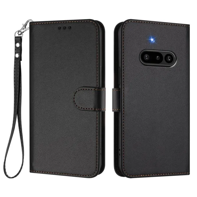 Housse Nothing Phone (3a) Simili Cuir Sangle Porte-Cartes 12