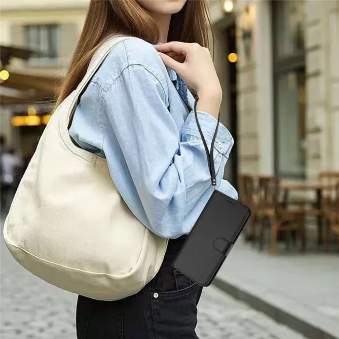 Housse Nothing Phone (3a) Simili Cuir Sangle Porte-Cartes 12